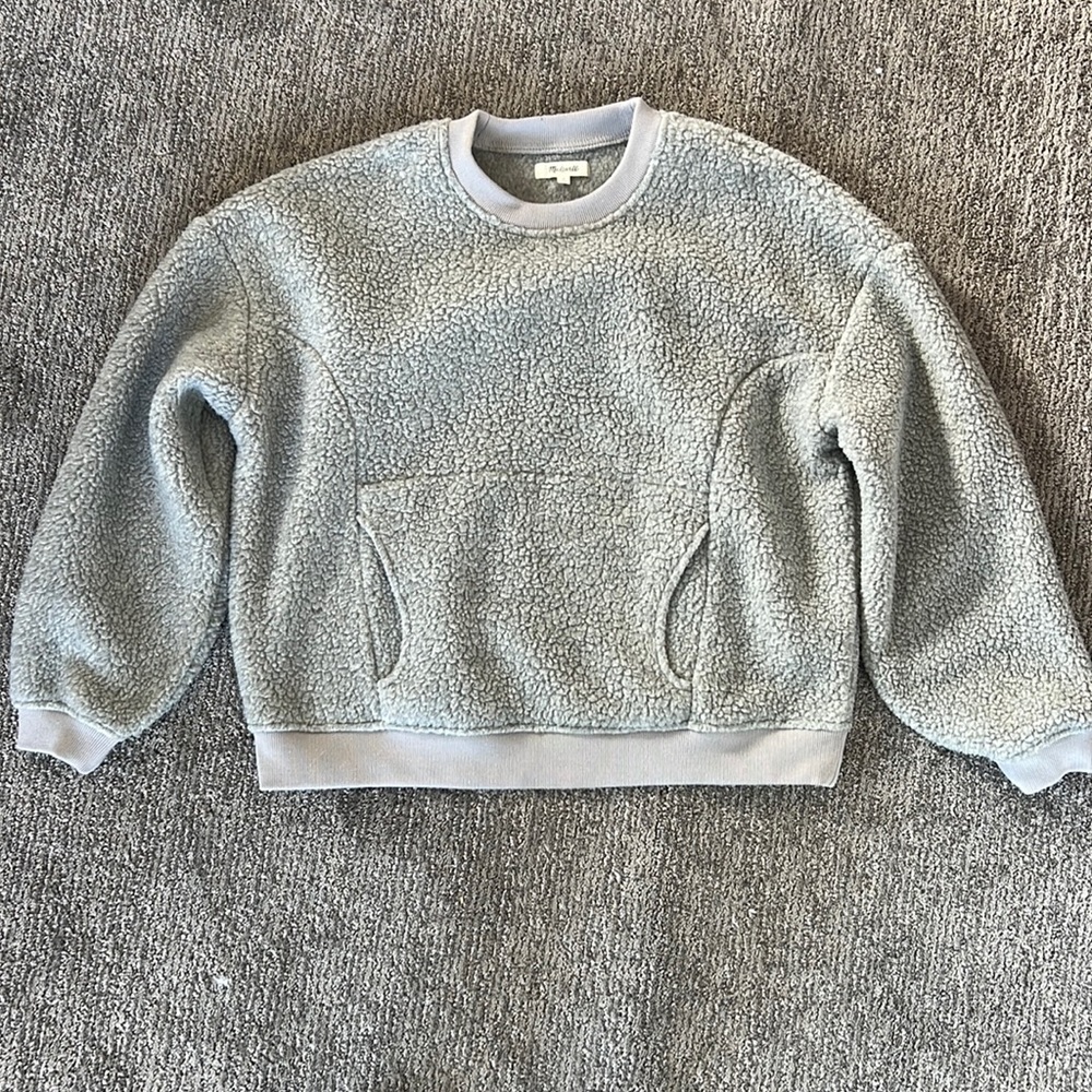 Womens Madewell Sherpa top